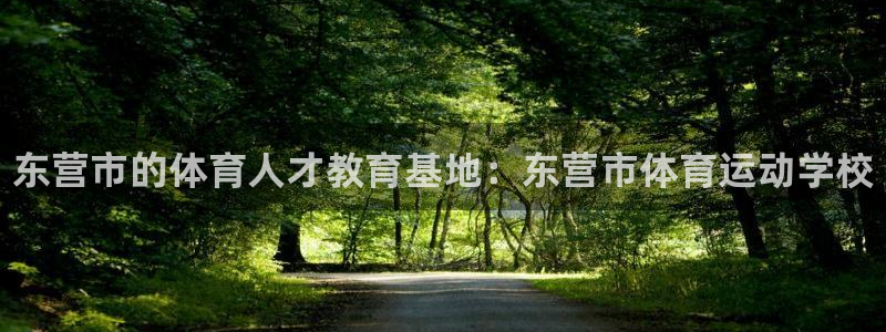 利记官方正版app神州:东营市的体育人才教育基地:东营市体育